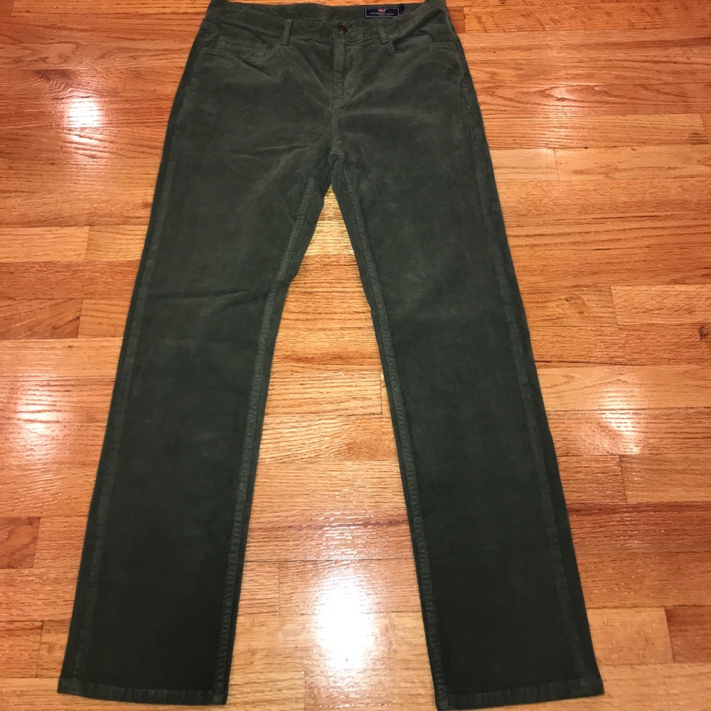 Men’s Vineyard Vines Corduroy Pants Green